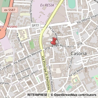 Mappa Via Giacomo Matteotti, 4, 80026 Casoria, Napoli (Campania)