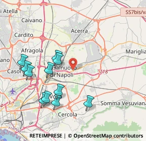 Mappa Traversa Via Puglie, 80038 Pomigliano d'Arco NA, Italia (4.50545)