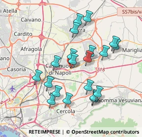 Mappa Traversa Via Puglie, 80038 Pomigliano d'Arco NA, Italia (3.8075)