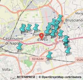 Mappa Via San Maurizio, 80038 Pomigliano d'Arco NA, Italia (1.793)