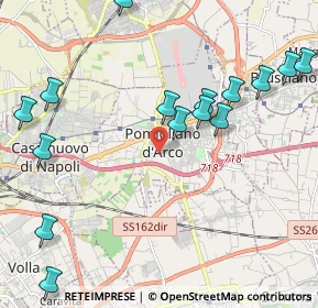 Mappa Via San Maurizio, 80038 Pomigliano d'Arco NA, Italia (2.722)