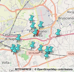 Mappa Via San Maurizio, 80038 Pomigliano d'Arco NA, Italia (2.08214)