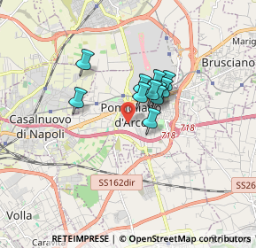 Mappa Via San Maurizio, 80038 Pomigliano d'Arco NA, Italia (1.12818)