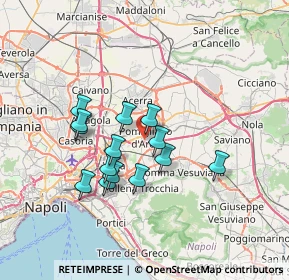 Mappa Via San Maurizio, 80038 Pomigliano d'Arco NA, Italia (6.27)