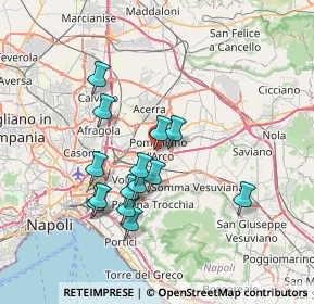 Mappa Via San Maurizio, 80038 Pomigliano d'Arco NA, Italia (6.90071)
