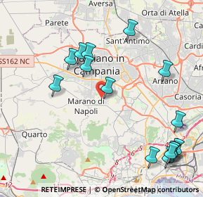 Mappa Via Eugenio Montale, 80018 Mugnano di Napoli NA, Italia (5.27533)