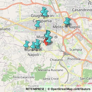 Mappa Via Eugenio Montale, 80018 Mugnano di Napoli NA, Italia (1.61923)