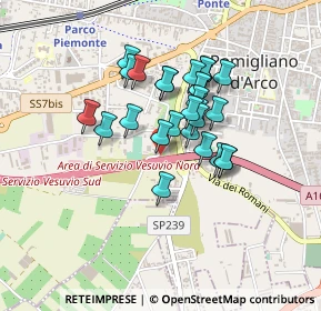Mappa A16 Napoli - Canosa, 80038 Pomigliano d'Arco NA, Italia (0.35556)