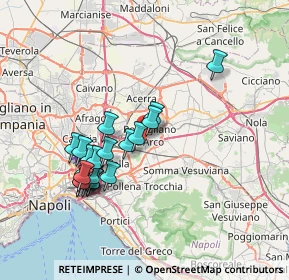 Mappa A16 Napoli - Canosa, 80038 Pomigliano d'Arco NA, Italia (7.287)