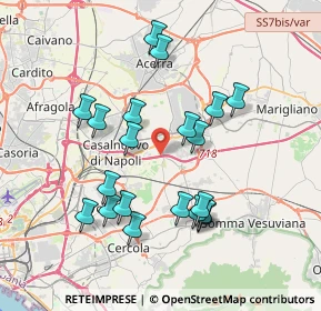 Mappa A16 Napoli - Canosa, 80038 Pomigliano d'Arco NA, Italia (3.8335)