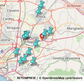Mappa A16 Napoli - Canosa, 80038 Pomigliano d'Arco NA, Italia (4.21615)