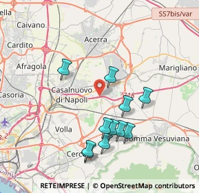 Mappa A16 Napoli - Canosa, 80038 Pomigliano d'Arco NA, Italia (3.91455)