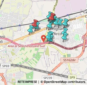 Mappa A16 Napoli - Canosa, 80038 Pomigliano d'Arco NA, Italia (0.8135)