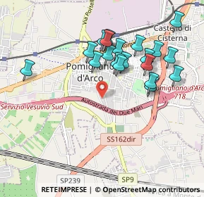 Mappa Via Emilia, 80038 Pomigliano d'Arco NA, Italia (1.005)