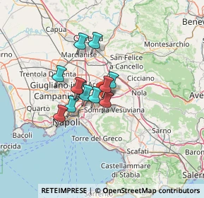 Mappa Via Emilia, 80038 Pomigliano d'Arco NA, Italia (9.48667)