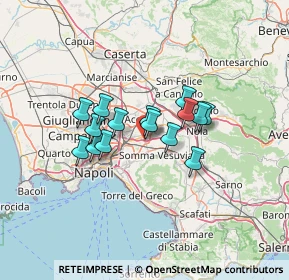 Mappa Via Emilia, 80038 Pomigliano d'Arco NA, Italia (10.206)