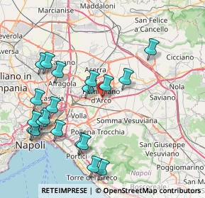 Mappa Via Emilia, 80038 Pomigliano d'Arco NA, Italia (9.4445)