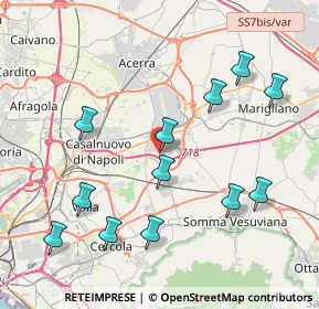 Mappa Via Emilia, 80038 Pomigliano d'Arco NA, Italia (4.675)