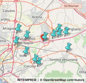 Mappa Via Emilia, 80038 Pomigliano d'Arco NA, Italia (3.83333)