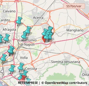 Mappa Via Emilia, 80038 Pomigliano d'Arco NA, Italia (5.858)