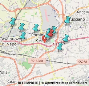 Mappa Via Emilia, 80038 Pomigliano d'Arco NA, Italia (1.61818)