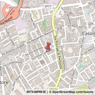 Mappa Via Giosuè Carducci, 47, 80026 Casoria, Napoli (Campania)