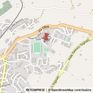 Mappa Via Nuovo Stadio, 9, 07029 Tempio Pausania, Olbia-Tempio (Sardegna)