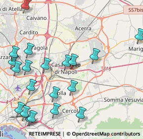 Mappa Via Seneca, 80013 Casalnuovo di Napoli NA, Italia (5.7235)