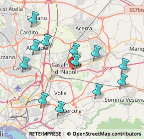 Mappa Via Seneca, 80013 Casalnuovo di Napoli NA, Italia (4.4325)