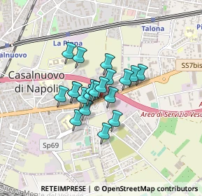 Mappa Via Seneca, 80013 Casalnuovo di Napoli NA, Italia (0.285)