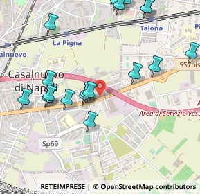 Mappa Via Seneca, 80013 Casalnuovo di Napoli NA, Italia (0.6595)