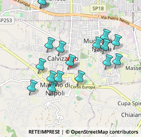 Mappa Via S. Giacomo, 80012 Calvizzano NA, Italia (1.03941)