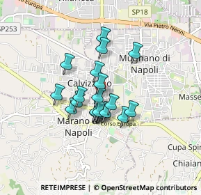 Mappa Via S. Giacomo, 80012 Calvizzano NA, Italia (0.6265)