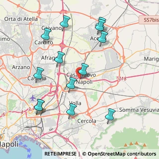 Mappa Via Giotto, 80013 Casalnuovo di Napoli NA, Italia (4.75077)