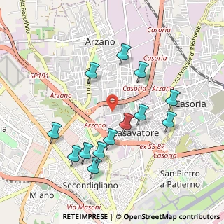 Mappa Via Giambattista Vico, 80020 Casavatore NA, Italia (1.03769)