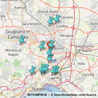 Mappa Via Giambattista Vico, 80020 Casavatore NA, Italia (4.00692)