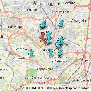 Mappa Via Giambattista Vico, 80020 Casavatore NA, Italia (1.34714)