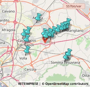 Mappa Via Tramonto, 80038 Pomigliano d'Arco NA, Italia (3.2405)