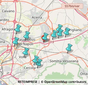 Mappa Via Tramonto, 80038 Pomigliano d'Arco NA, Italia (3.8325)