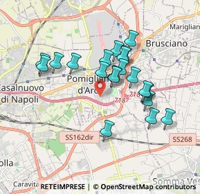 Mappa Via Tramonto, 80038 Pomigliano d'Arco NA, Italia (1.6885)