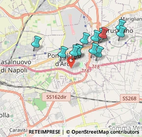 Mappa Via Tramonto, 80038 Pomigliano d'Arco NA, Italia (1.69077)