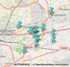 Mappa Via Tramonto, 80038 Pomigliano d'Arco NA, Italia (1.43917)