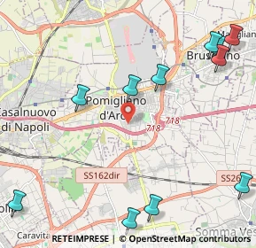 Mappa Via Tramonto, 80038 Pomigliano d'Arco NA, Italia (3.21083)