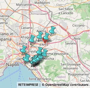 Mappa Via Tramonto, 80038 Pomigliano d'Arco NA, Italia (7.48737)