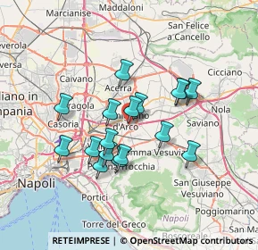 Mappa Via Tramonto, 80038 Pomigliano d'Arco NA, Italia (6.10118)