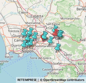 Mappa Via Tramonto, 80038 Pomigliano d'Arco NA, Italia (10.21867)