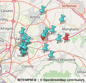 Mappa Via Corradino, 80038 Pomigliano d'Arco NA, Italia (3.71667)