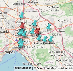 Mappa Via Corradino, 80038 Pomigliano d'Arco NA, Italia (6.01063)