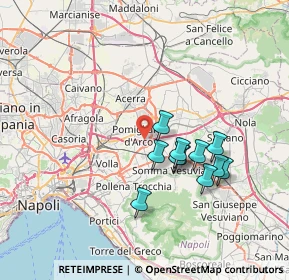 Mappa Via Corradino, 80038 Pomigliano d'Arco NA, Italia (6.66545)