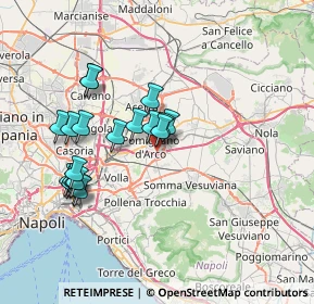 Mappa Via Corradino, 80038 Pomigliano d'Arco NA, Italia (7.393)